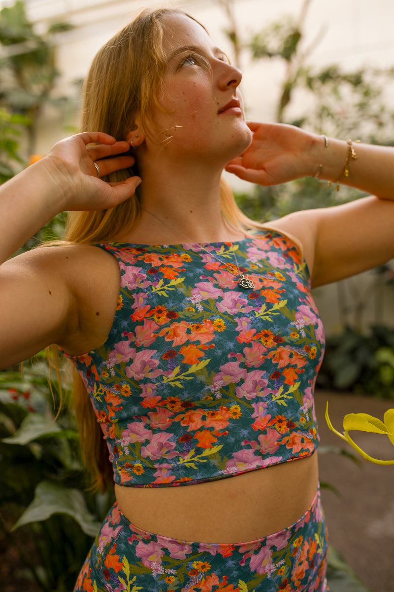 Push On Crop Top | Fairytale/Wolfmitten