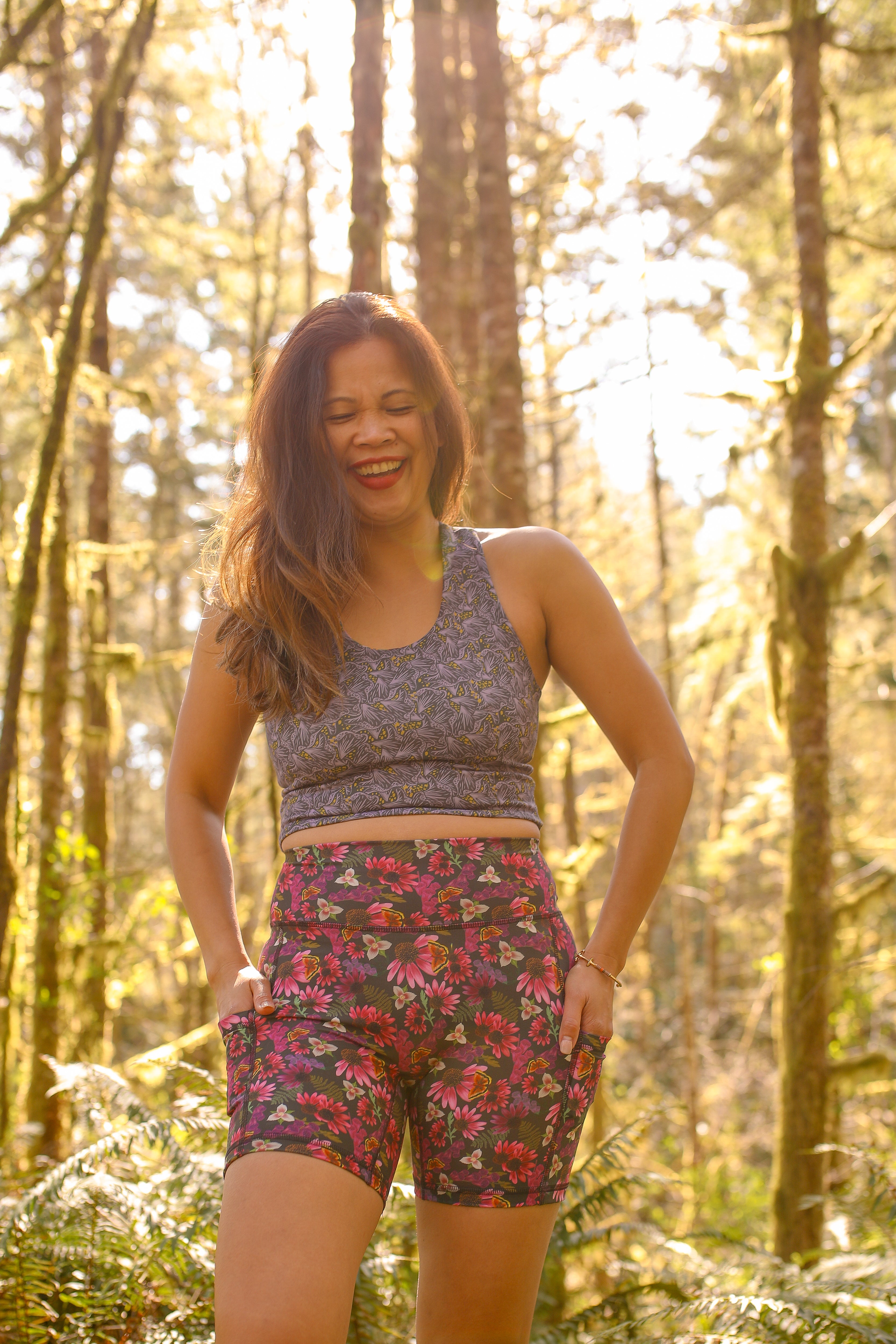 Earned It Shorts in Wolfmitten print