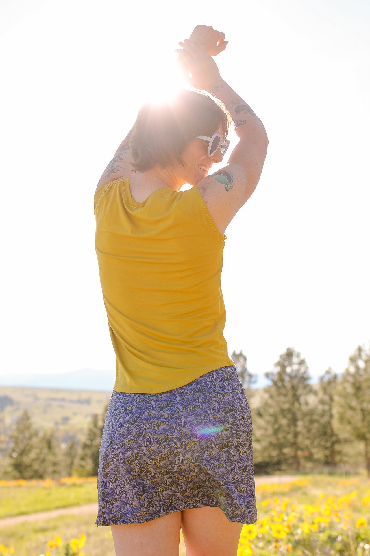 Get After It Skort | Gold Dust Woman