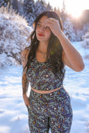 Commit Crop Top | Dancing Lupine/Equinox