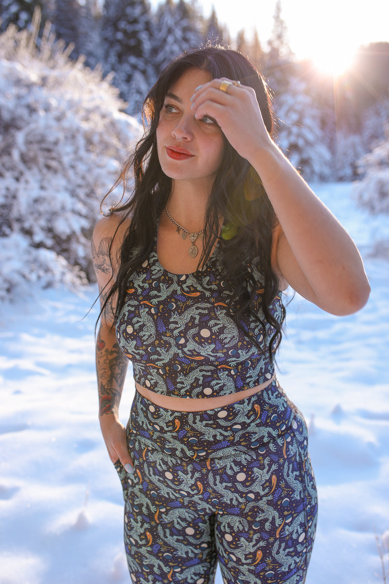 Commit Crop Top | Dancing Lupine/Equinox