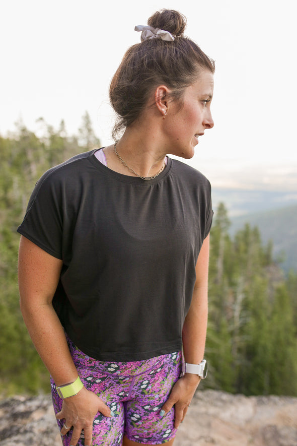 Trailblazer Cropped Tee | Basic Witch