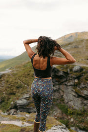 Earned it Leggings in Nightcap print, back
